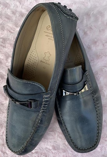 Men ecco loafers navy leather - ecco,