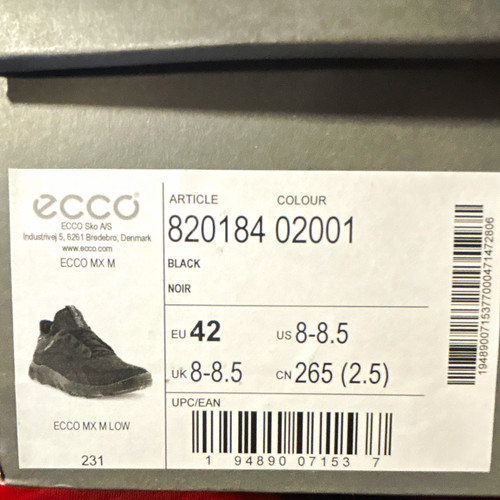 Ecco low herren sneaker - m,