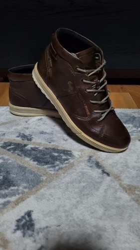 Men ecco boots brown - ecco, leather